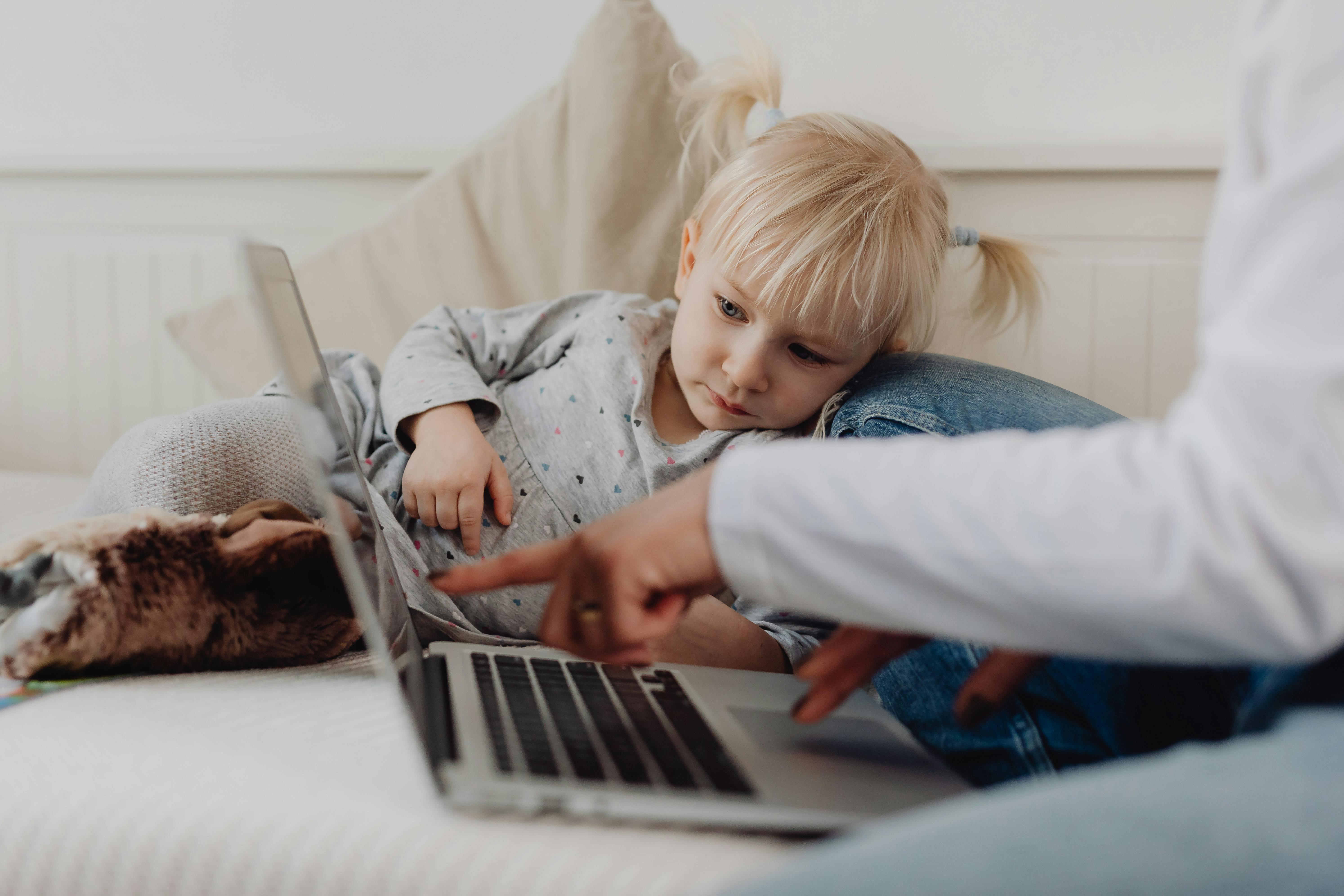 A family remembering the passing of a loved one through a memorial video